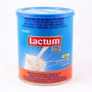 lactum 1-3 yrs. old plain milk supplement 900g
