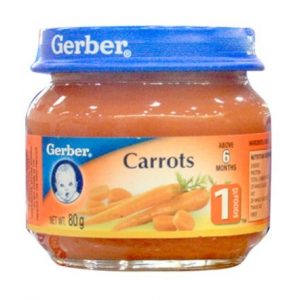 gerber carrots 80g