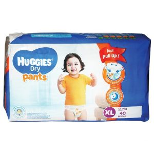 huggies dry pants xl 40's