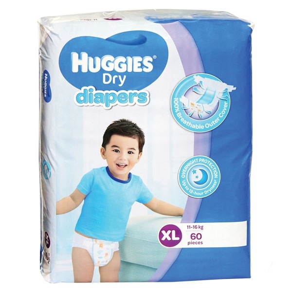 Huggies Dry XL Diaper 60s - Bohol 