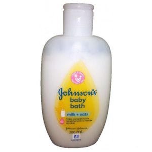 johnsons baby bath milk oats 200ml