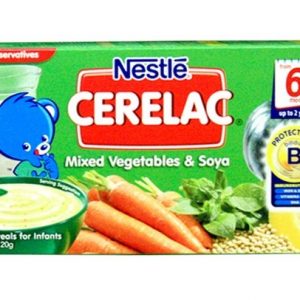 nestle cerelac mixed vegetables and soya 120g