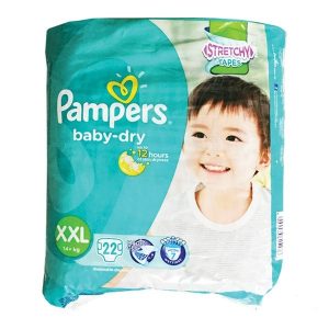 pampers baby dry xxl 22's