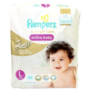 pampers premium care large 32's