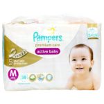 pampers premium care medium 38's