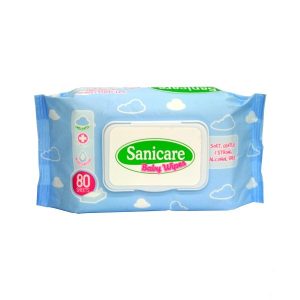 sanicare unscented baby wipes 80's