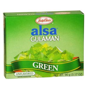 alsa green unflavored gulaman 90g