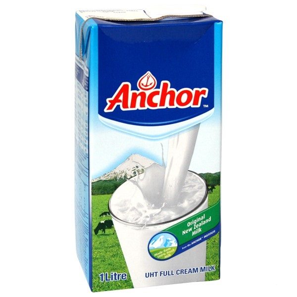 anchor full cream milk 1liter