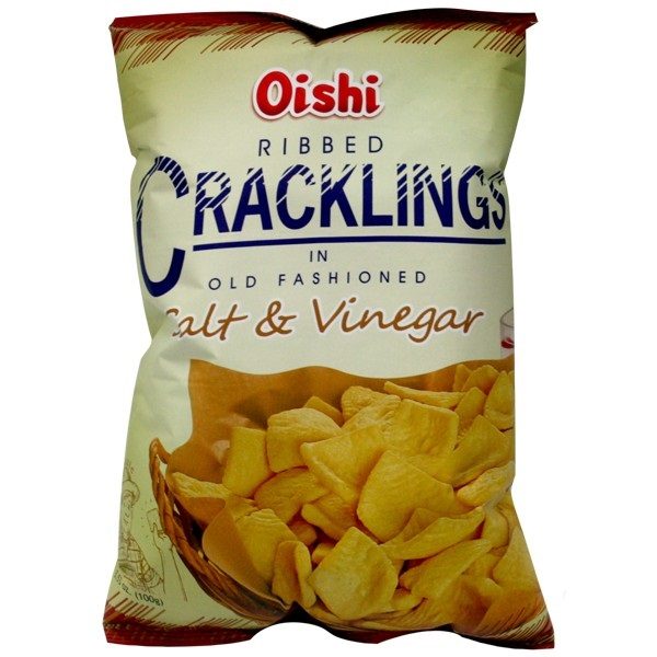 cracklings ribbed salt and vinegar 100g