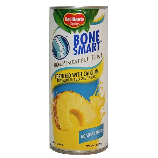 del monte bone smart pineapple juice 240ml