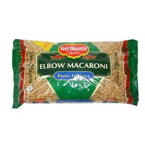 del monte elbow macaroni pasta 1kg