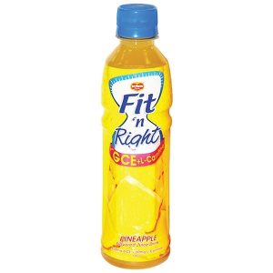 del monte fit'n right pineapple 330ml
