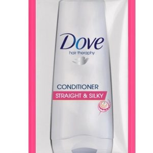 dove hair conditioner straight & silky 10ml