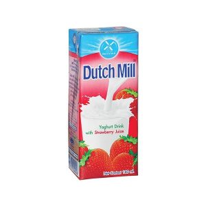 dutchmill yogurt drink with strawberry juice 180ml