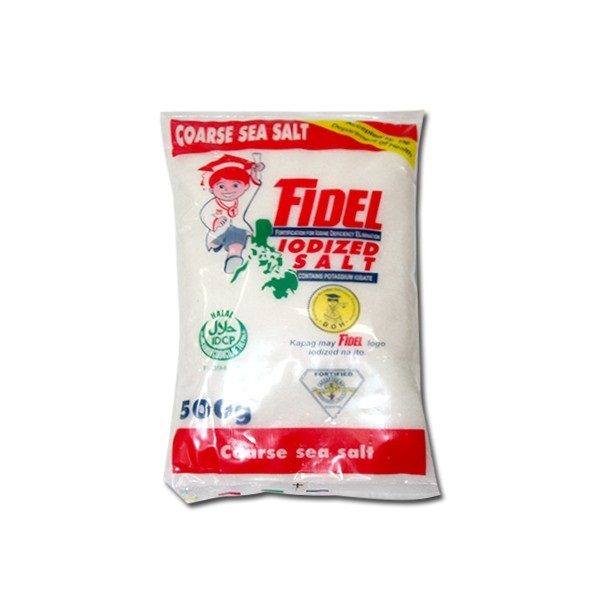 Fidel Iodized Salt Coarse 500g 1