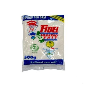 fidel iodized salt refined 500g