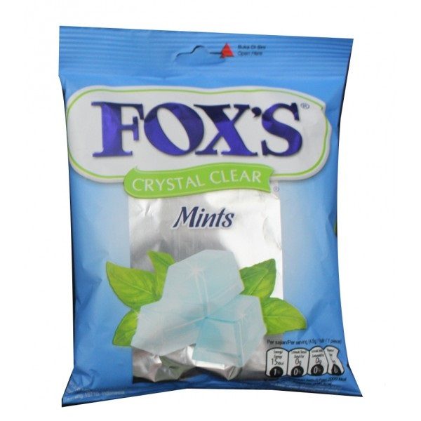 fox's crystal clear mint candies