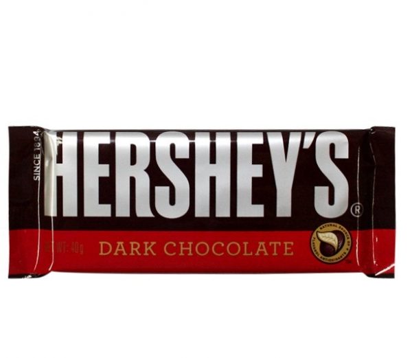 hersheys dark chocolate 40g