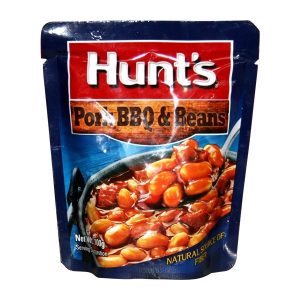 hunts pork & bbq beans 100g