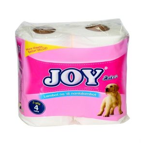 joy bathroom tissue 2ply 4's