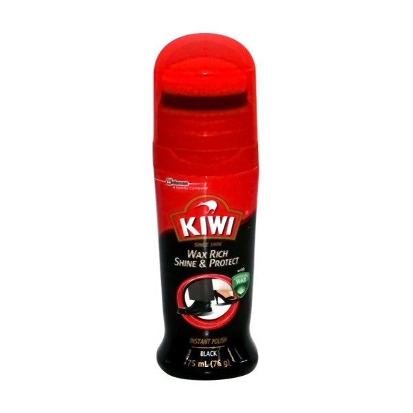 Kiwi Black Liquid Shoe Polish 75ml