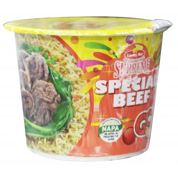 Lucky Me Supreme Special Beef Go Cup 35 g - Buy Online