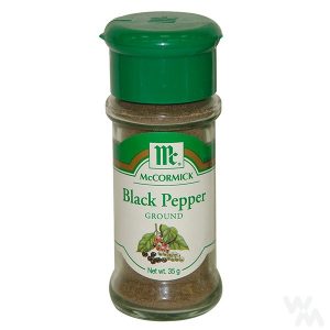mccormick ground black pepper 35g