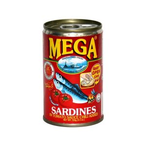 mega sardines in tomato sauce chili 155g