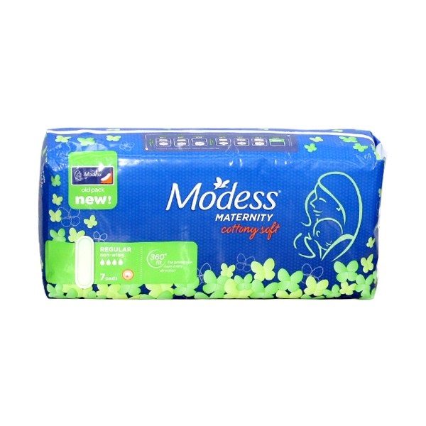 modess maternity pads 7's