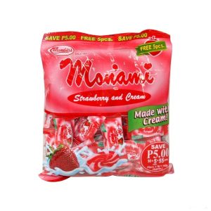 monami strawberry cream flavored candy 50's