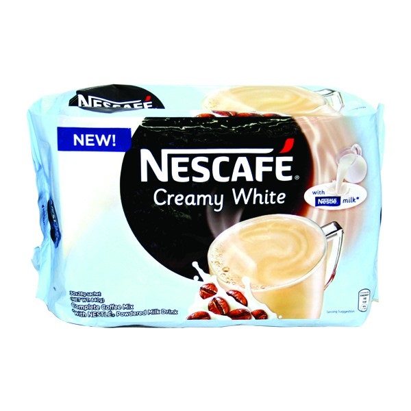 nescafe creamy white 28g, 30's