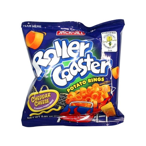 Roller Coaster Cheddar Potato Rings 24g 1