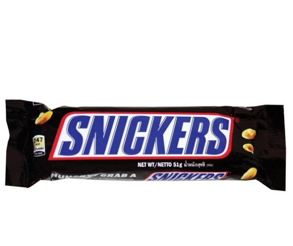 snickers classic chocolate singles 51g