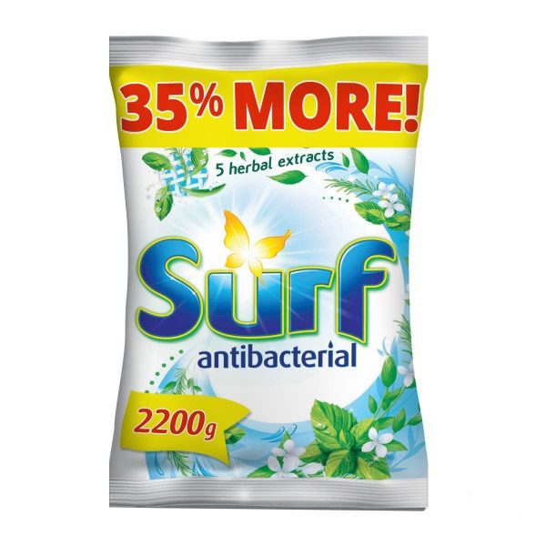 surf laundry detergent powder antibacterial 2200g