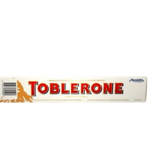 toblerone white chocolate 50g