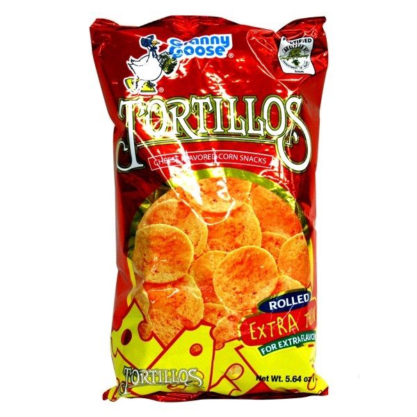 tortillos cheese flavored corn snacks