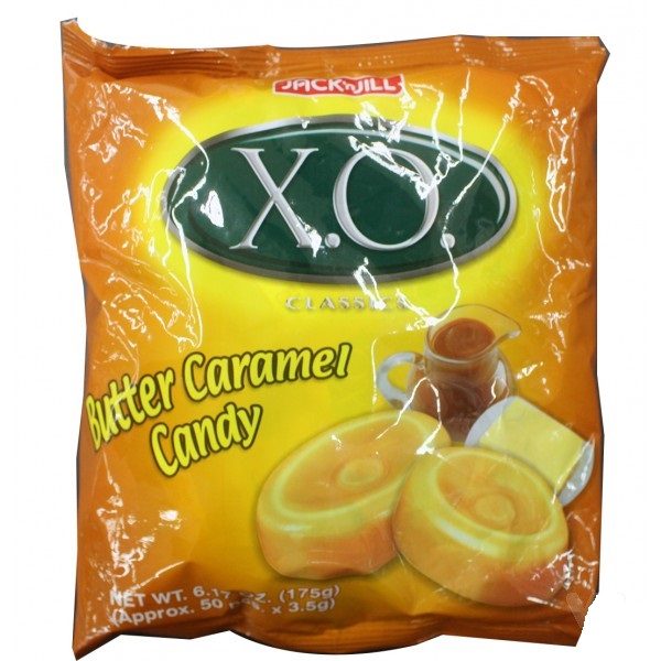 x.o butter caramel candy 50's