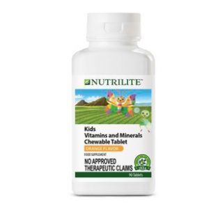 Nutrilite kids vitamins and minerals chewable tablet