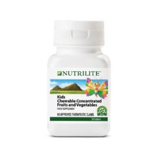 Nutrilite kids chewable concentrated fruits and vegetables tablet