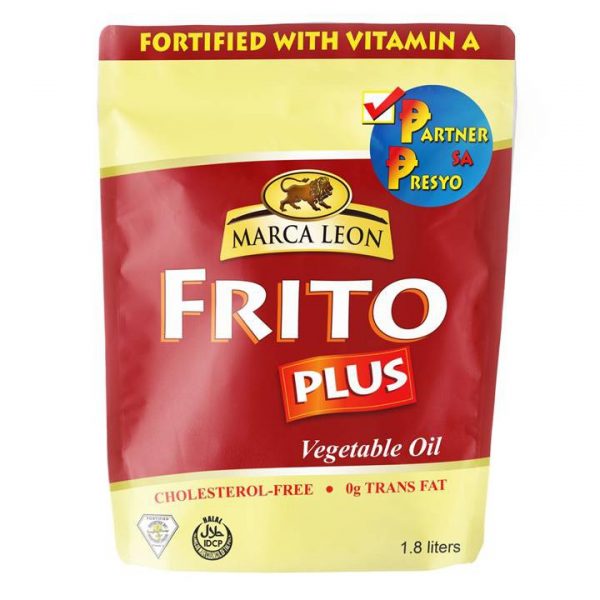 Frito Plus Vegetable Oil 1.8L - Bohol Online Store