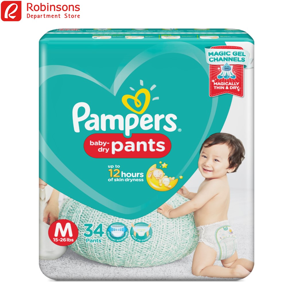 Buy Pampers Pants Diapers Medium Size 22 Pcs Online At Best Price of Rs 339  - bigbasket